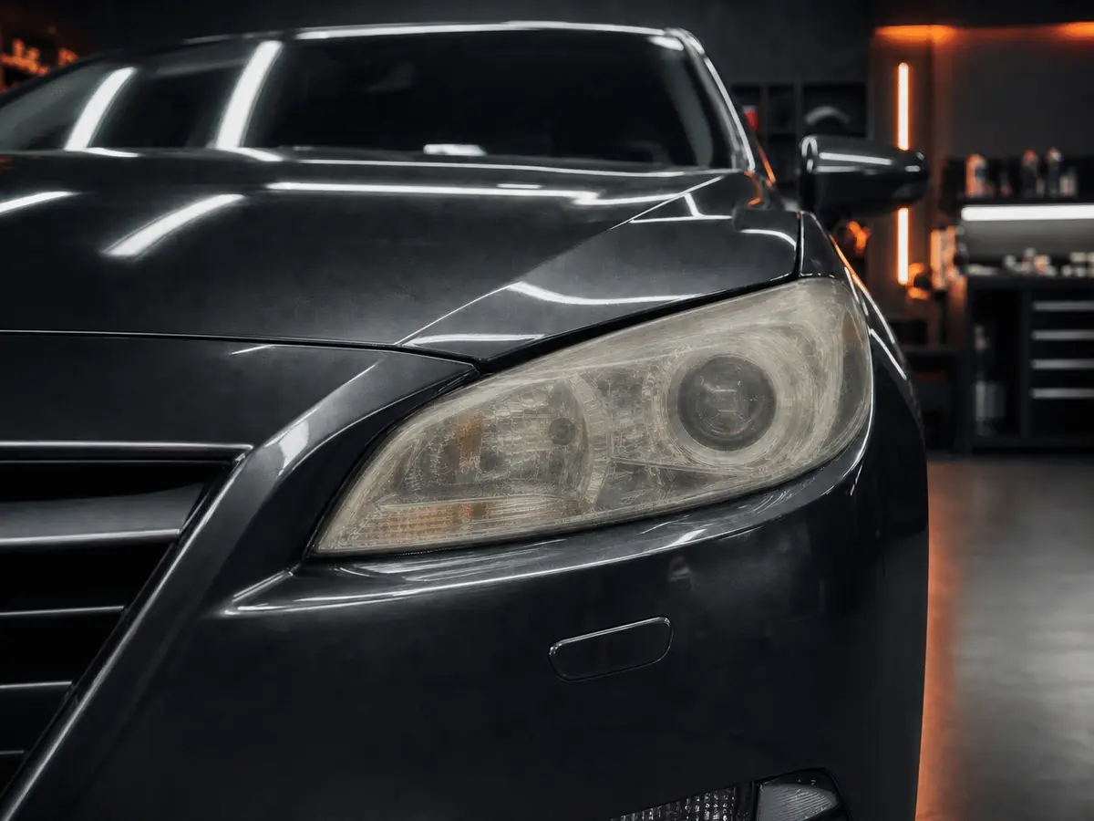 Headlight Restoration result