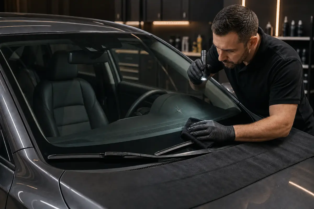 Windshield Repair result