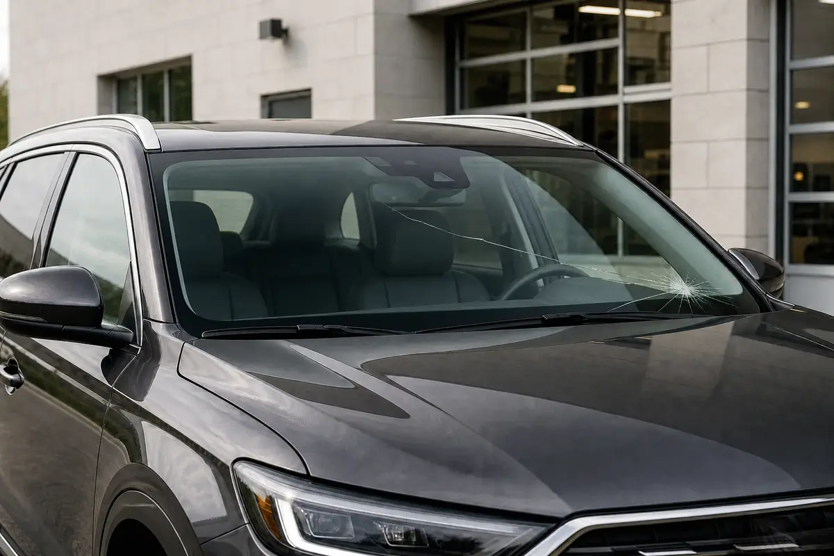 Windshield Replacement result